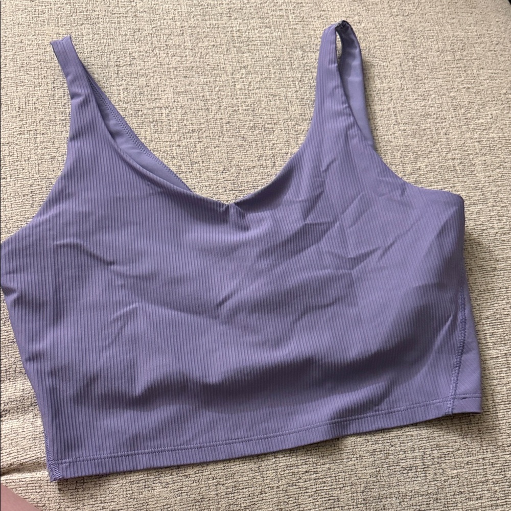 Old Navy Purple Ribbed Tank Top